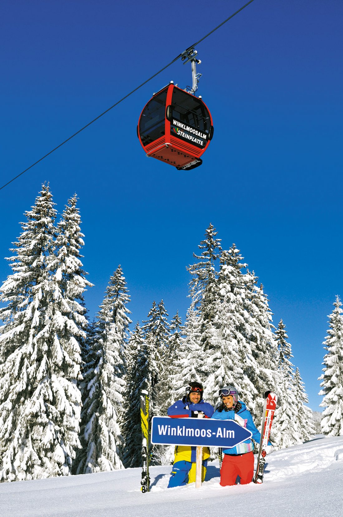 Gondola to the Winklmoos-Alm ski area
