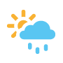 Kräftige Regenschauer