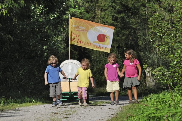 Waldschnecken Programm für Kinder im Urlaub