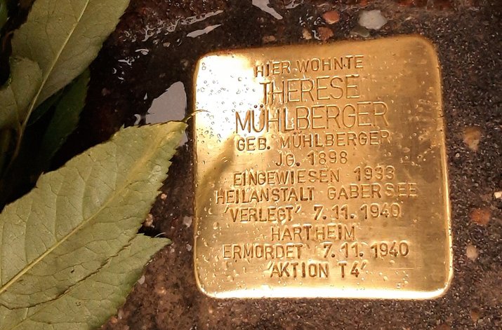 Stolperstein für Therese Mühlberger