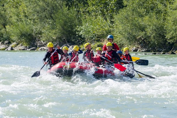 Adventure Club Kaiserwinkl Rafting auf der Tiroler Ache