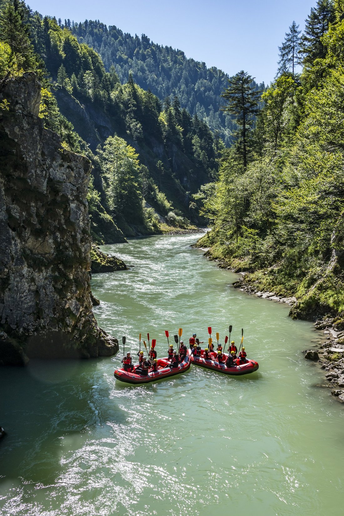 Rafting auf der Tiroler Ache