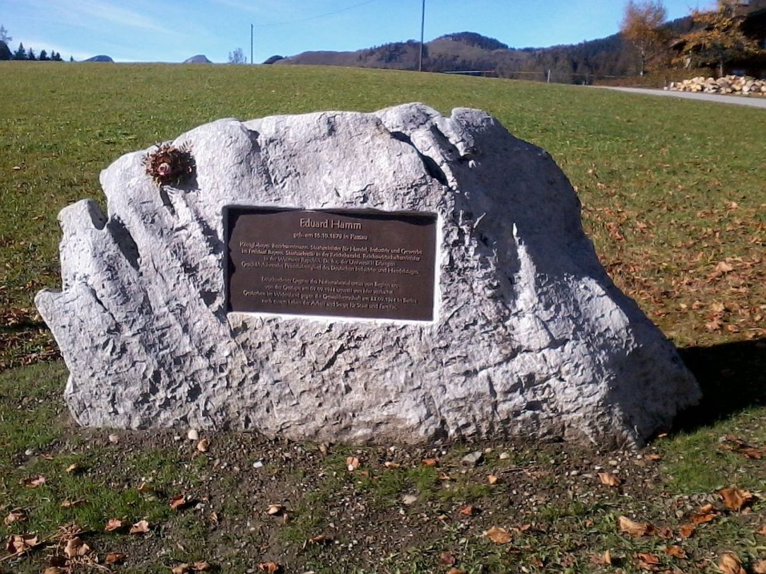 Gedenkstein Hamm bei Kronbichler Kappelle