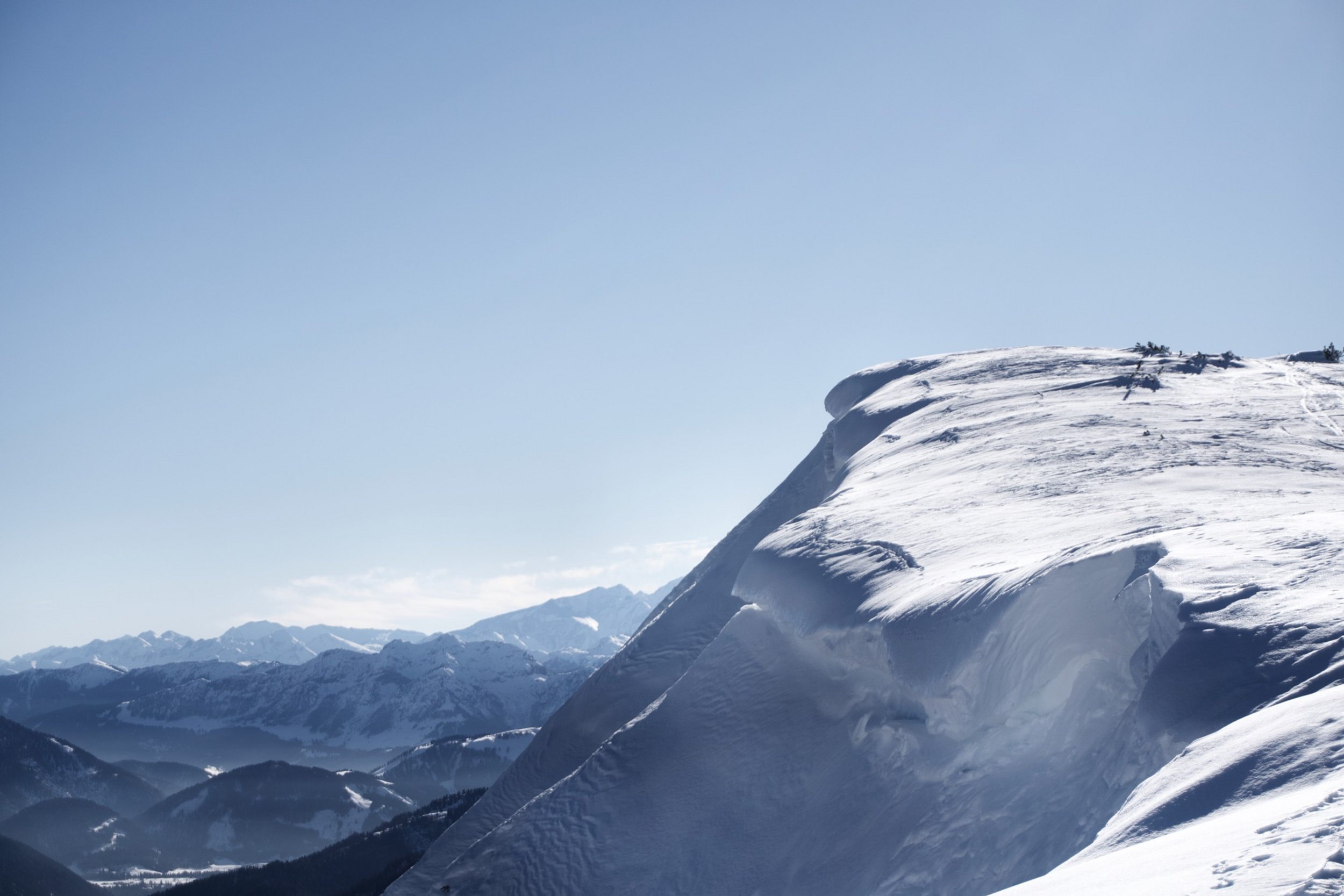 Fellhorn summit in winter