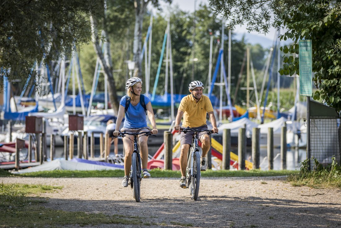 Cycling at Lake Chiemsee