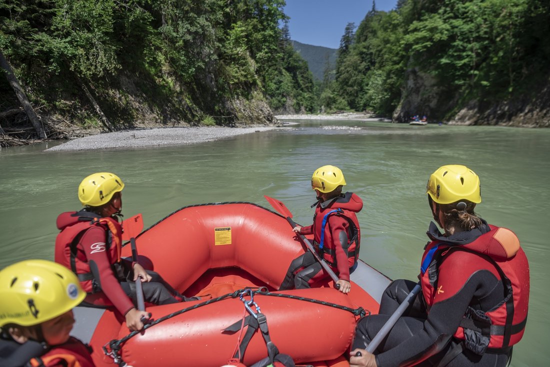White water rafting in the gorge