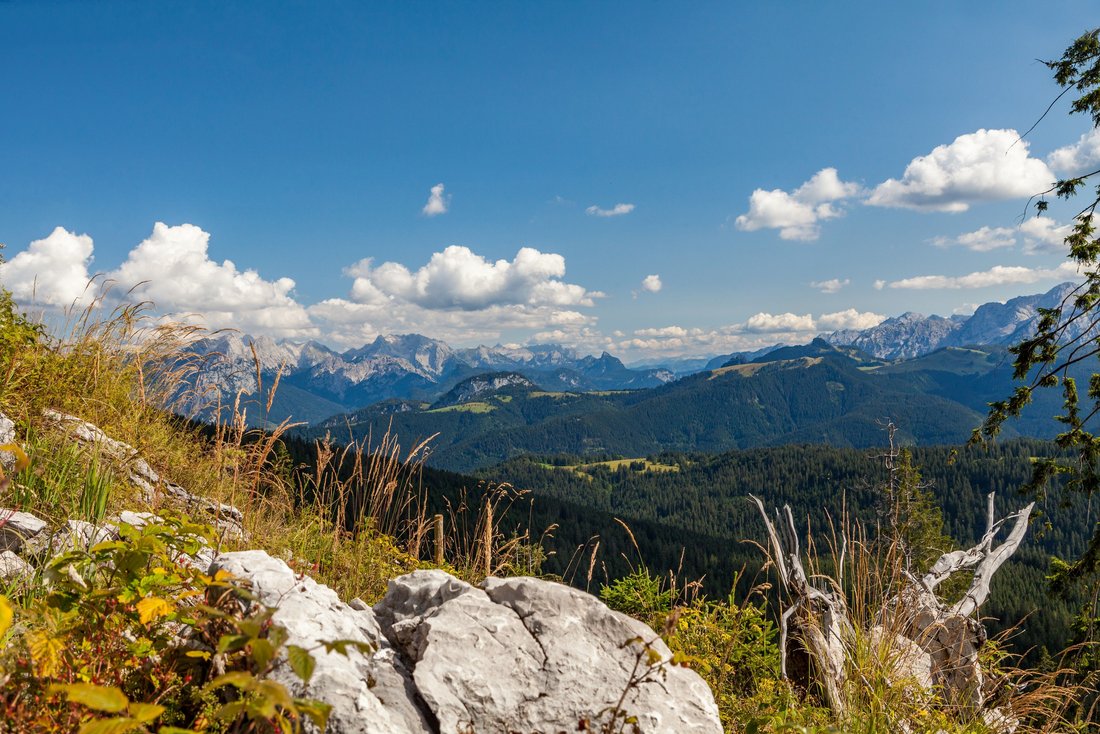 View from Dürrnbachhorn mountain