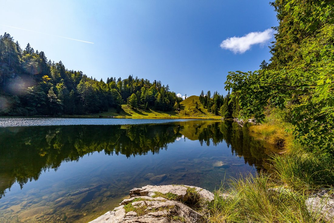 Lake Taubensee in summer