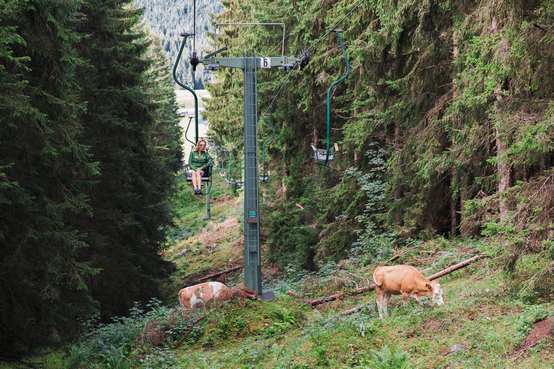 With the nostalgic chairlift from the Winklmoos-Alm to the Dürrnbachhorn | Chiemgau, Bavaria