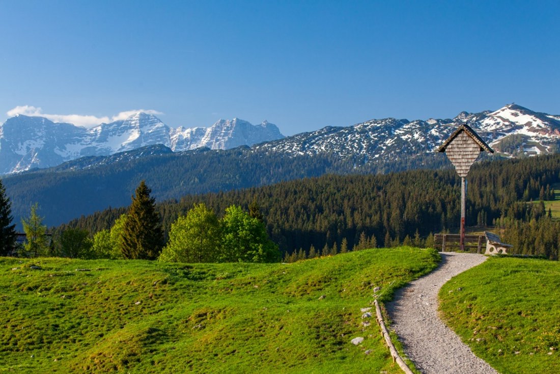 Rocky Mountains - or Chiemgau Alps? With the e-bike on the Winklmoos-Alm