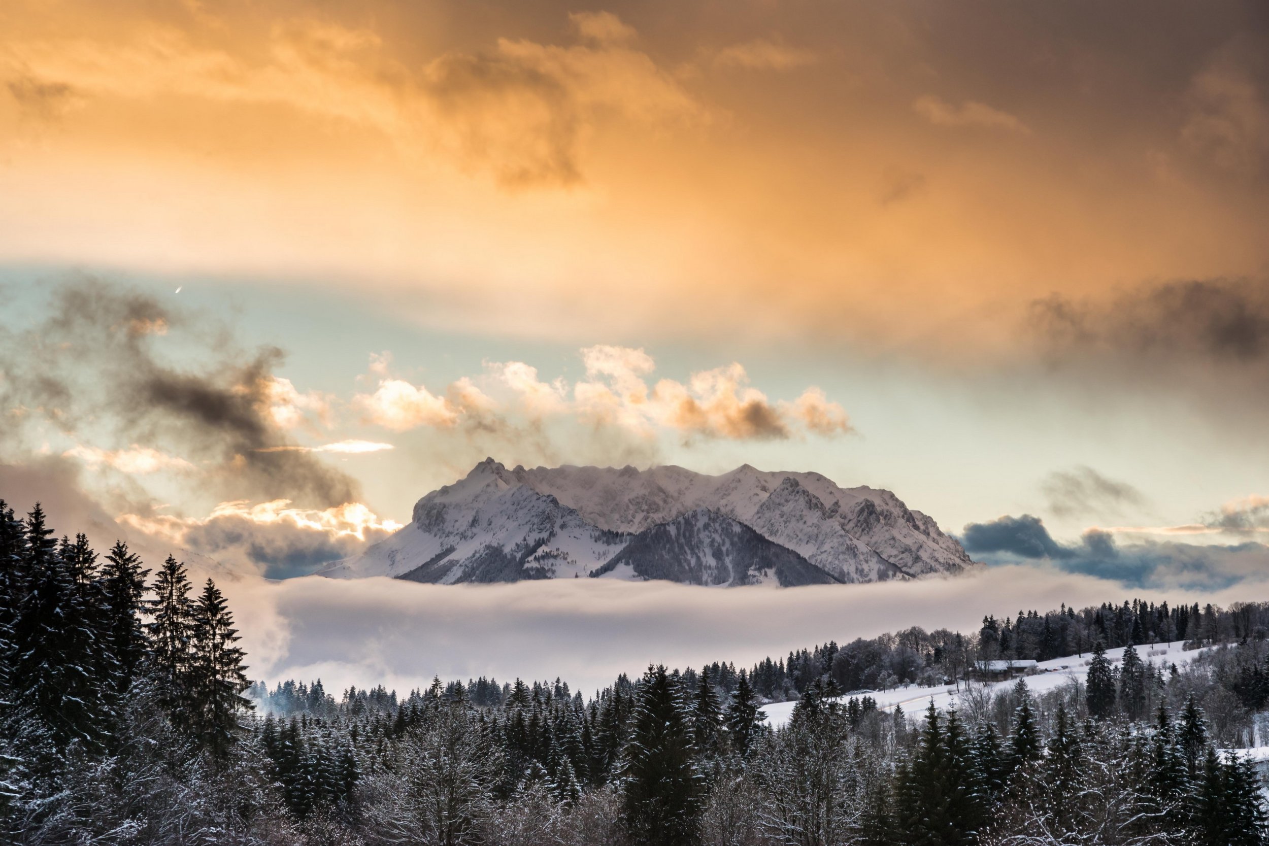 Kaisergebirge im Winter