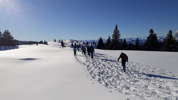 Schneeschuhwandern mit Walter  Walter Wolfenstetter