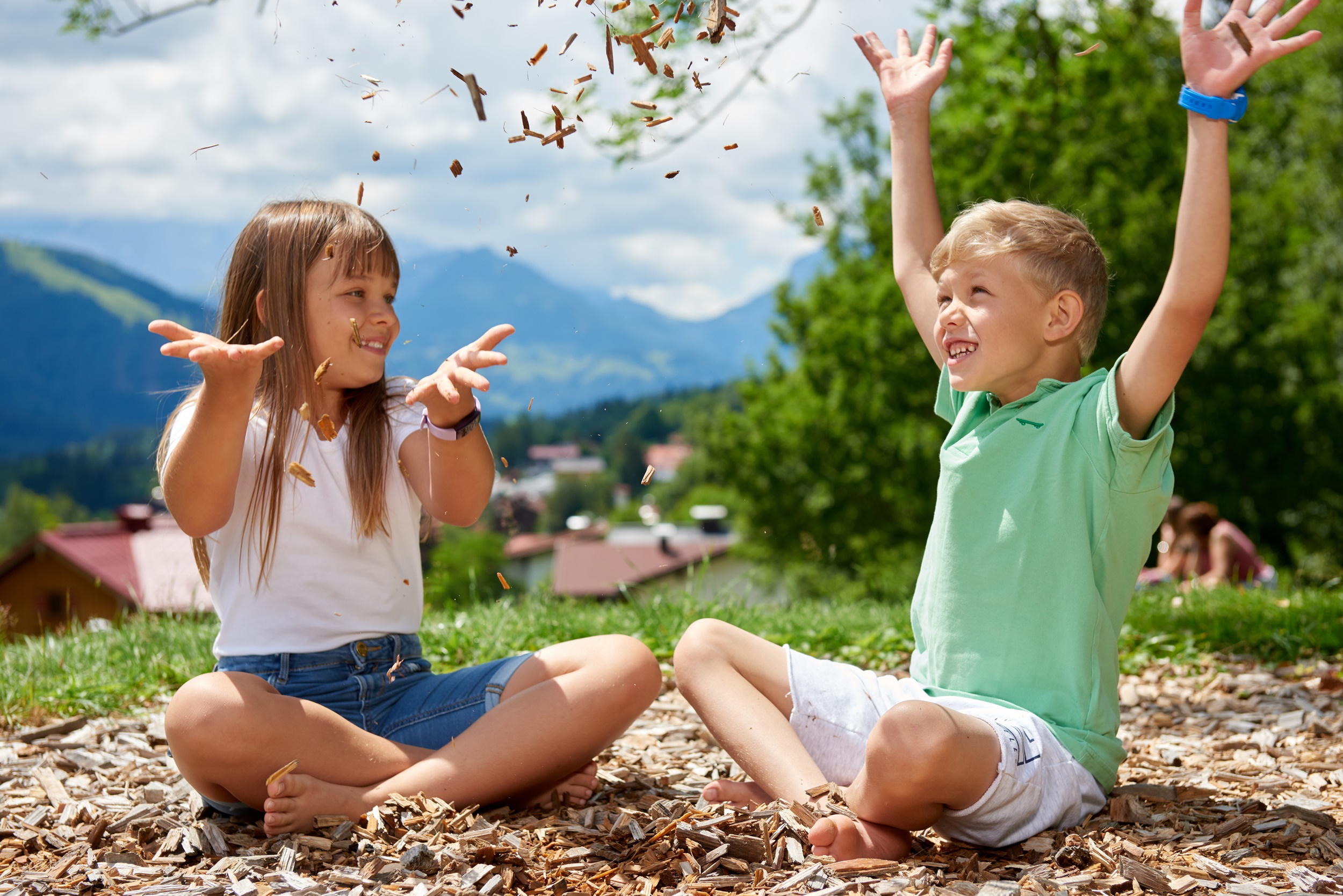 Kinder am Barfußpark 