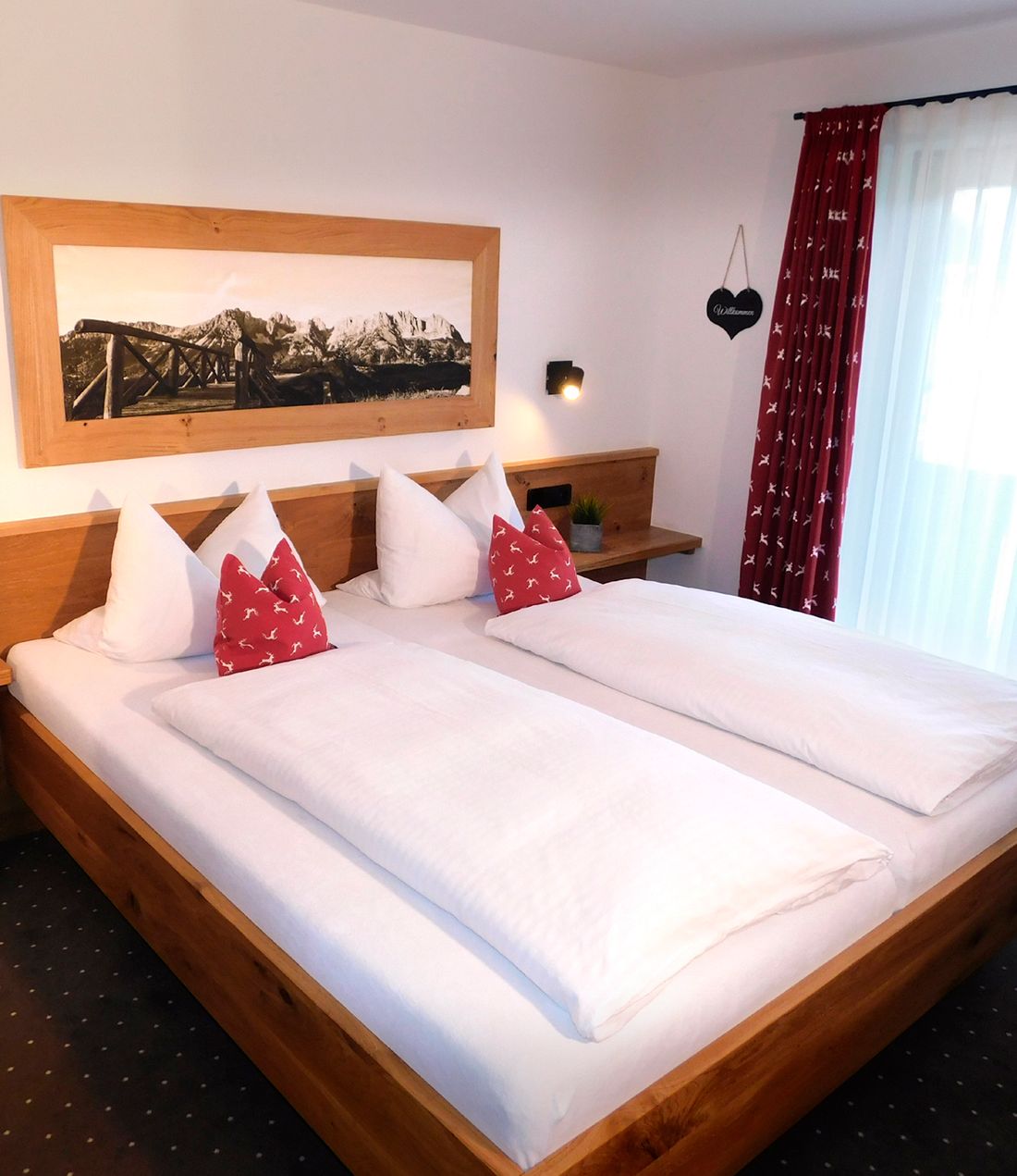 Gästezimmer im Hotel Sonneck