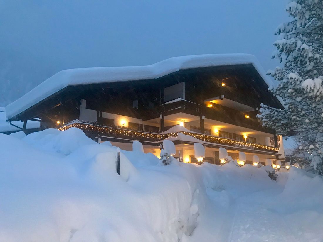Haus im Winter