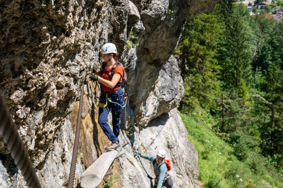 Hausbachfall Klettersteig