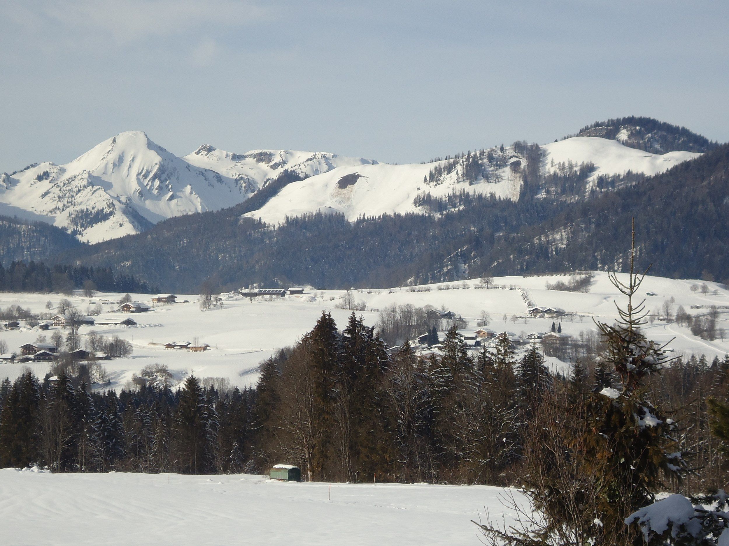 Ausblick Westbalkonk im Winter