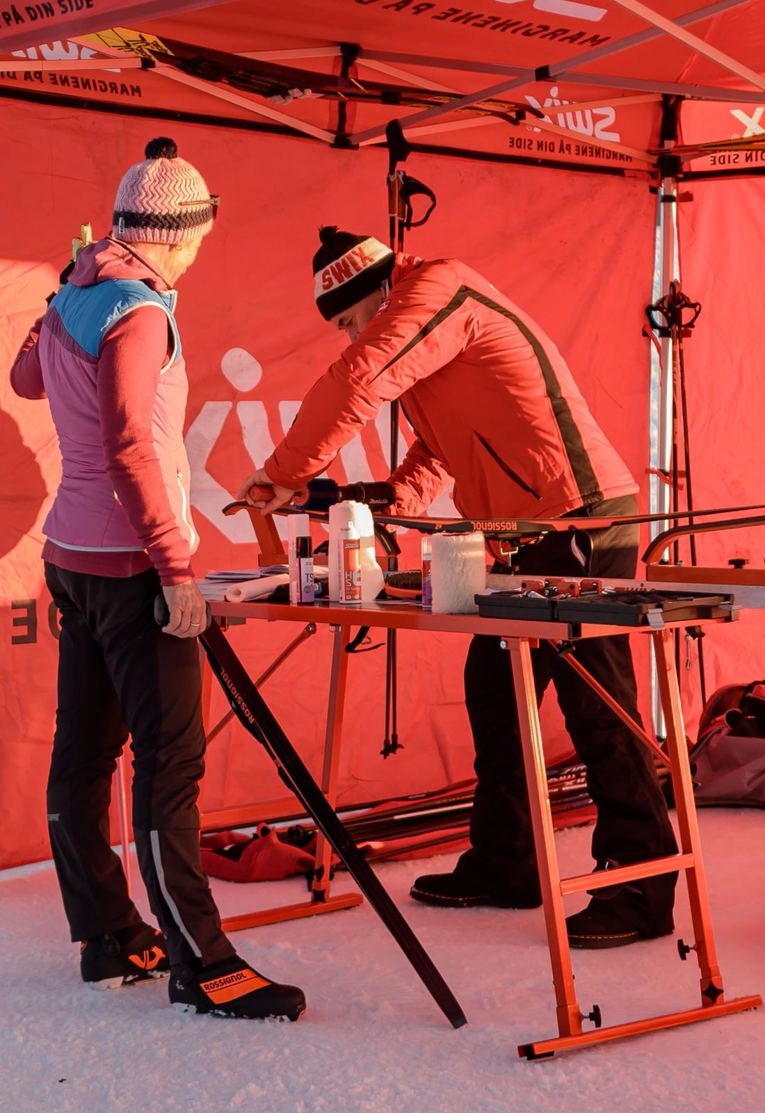 Test und Technik Training bei der RausZeit.nordic