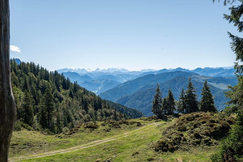 Freier Blick zu den Gletschern