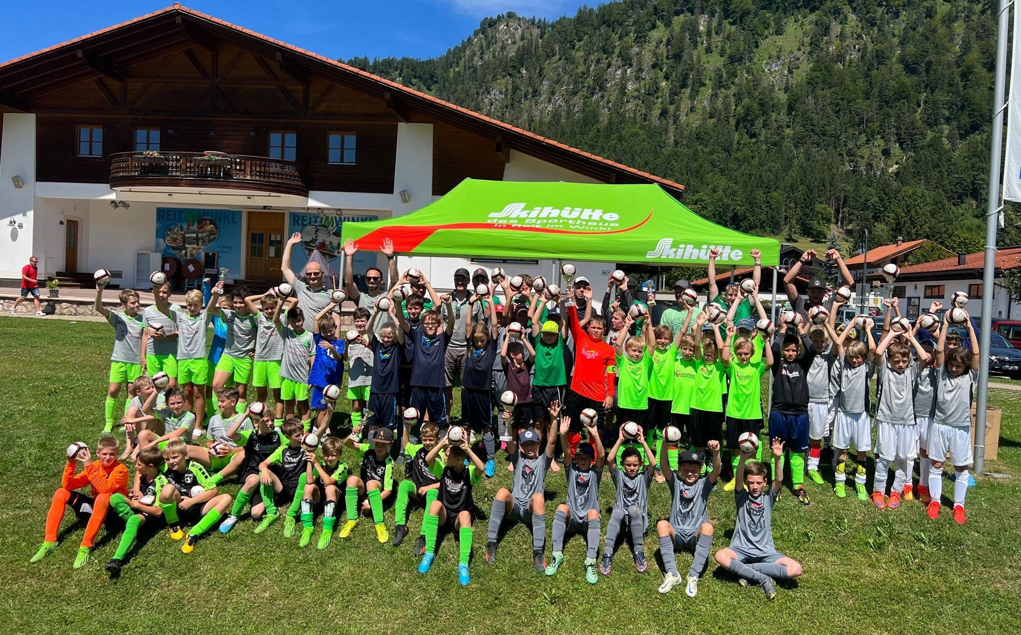 E-Jugend Siegerehrung FC Reit im Winkl