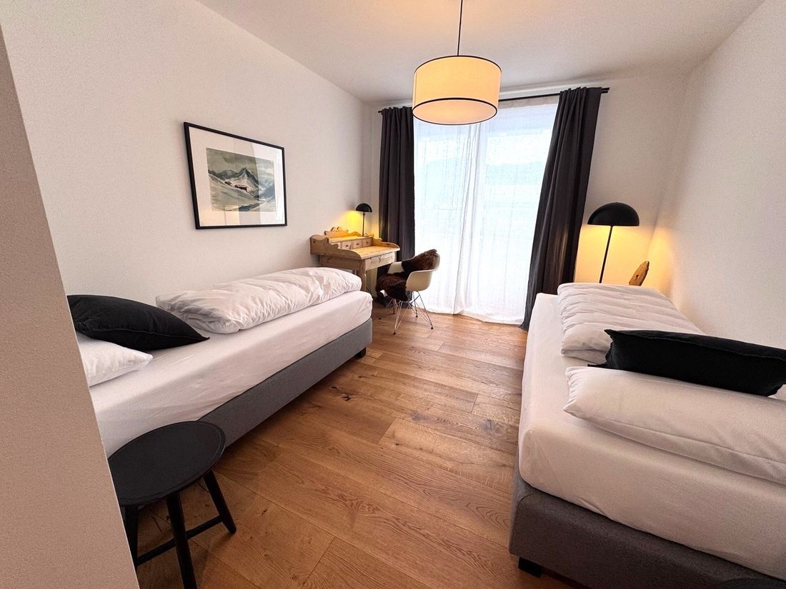 Schlafzimmer 4 von 4, mit zwei Einzelbetten