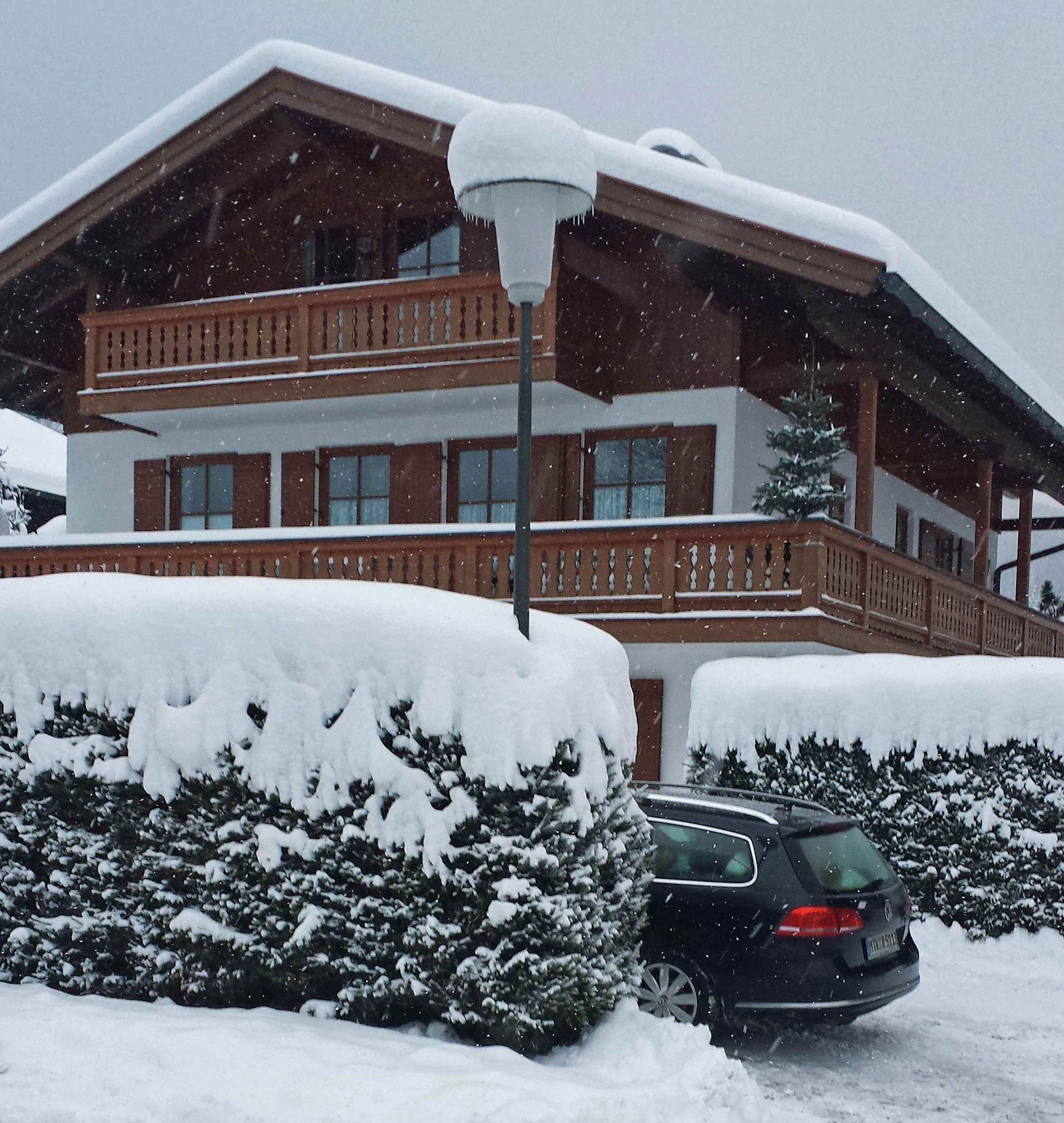 Haus im Winter