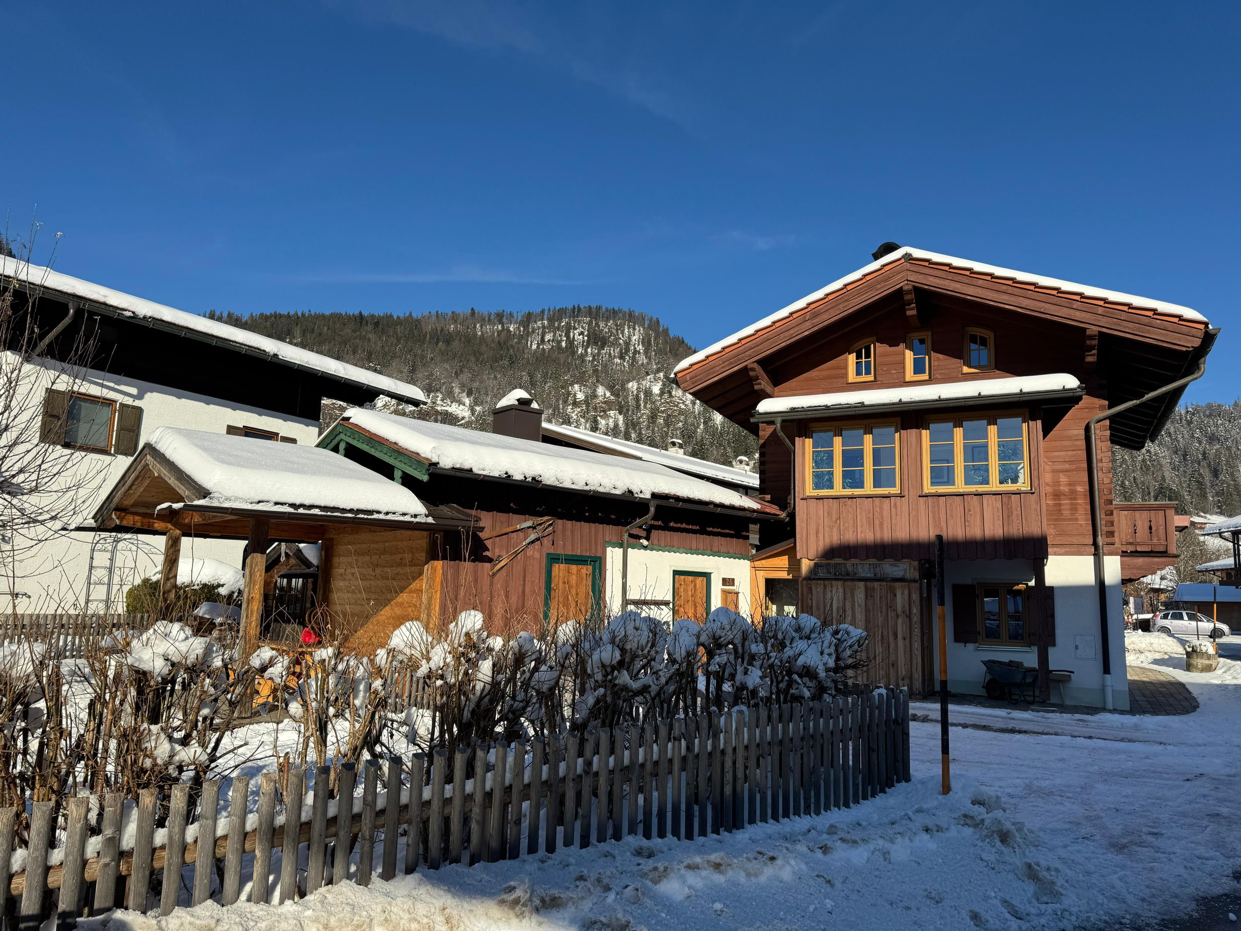 Beim Schlenz im Winter