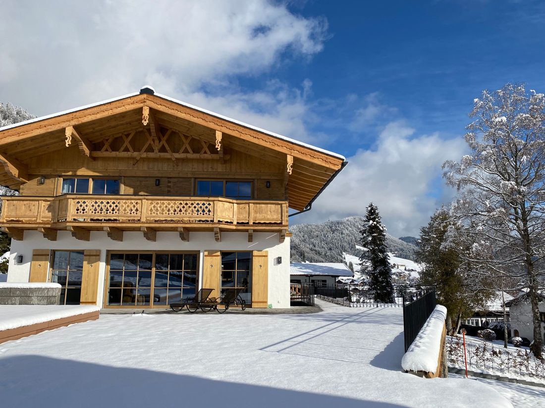 Hausansicht Winter
