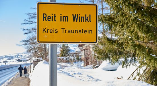 Ortsschild Reit im Winkl