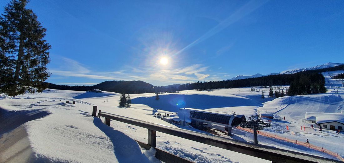 Sonnenaufgang auf der Winklmoos-Alm