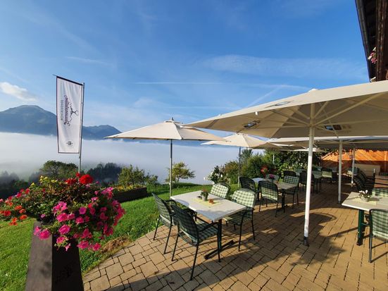 Terrasse Jausenstation Mühlberghof_1 © Jausenstation Mühlberghof