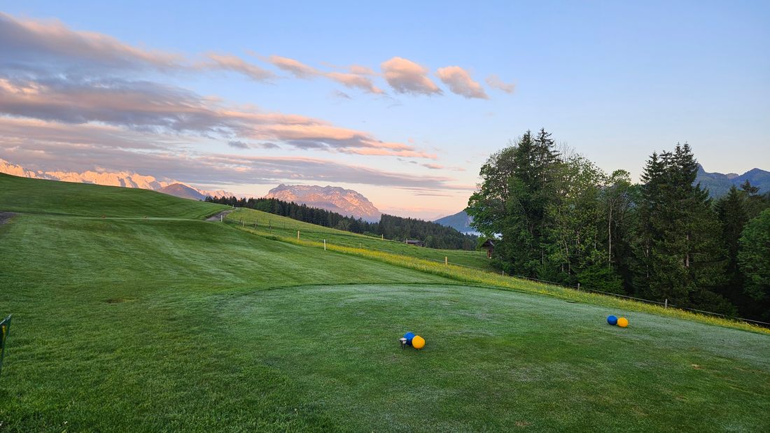 Golfplatz am Morgen