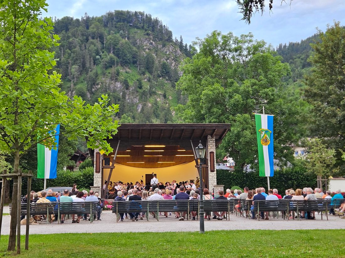 Kurkonzert der Musikkapelle im Kurpark