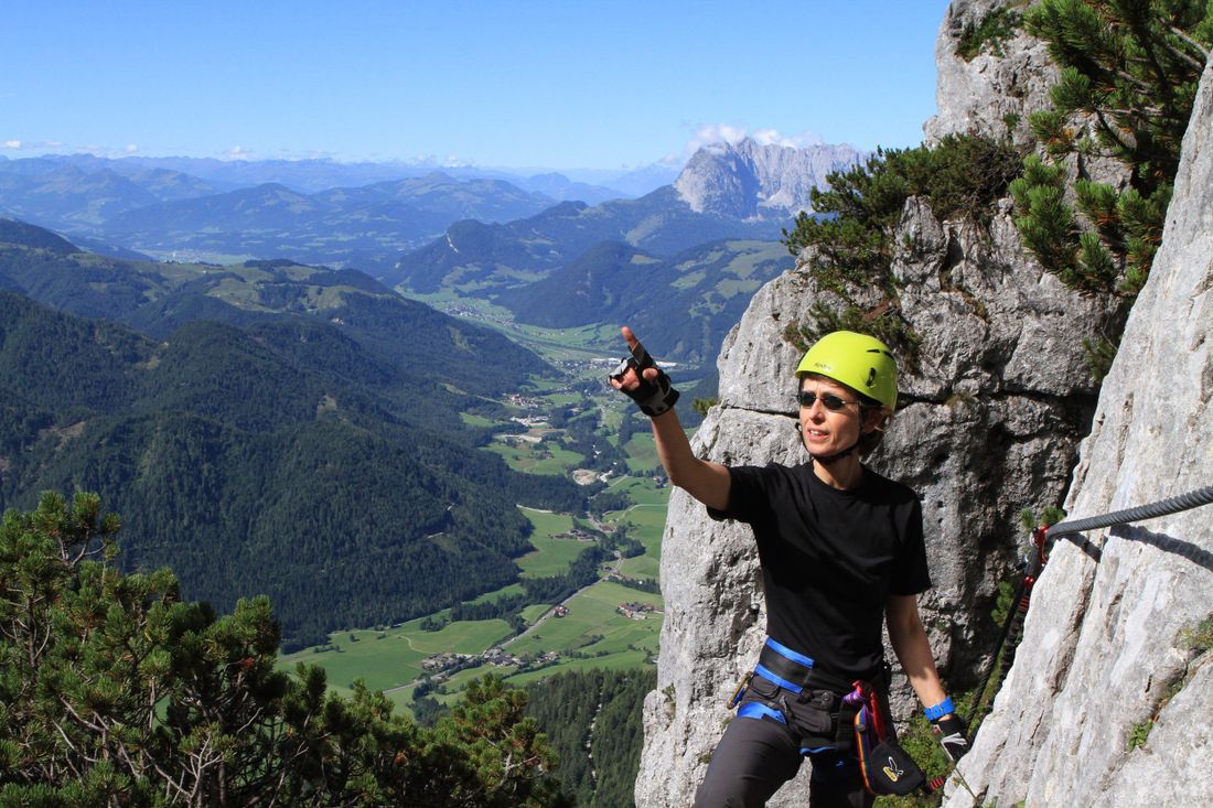 im Klettersteig