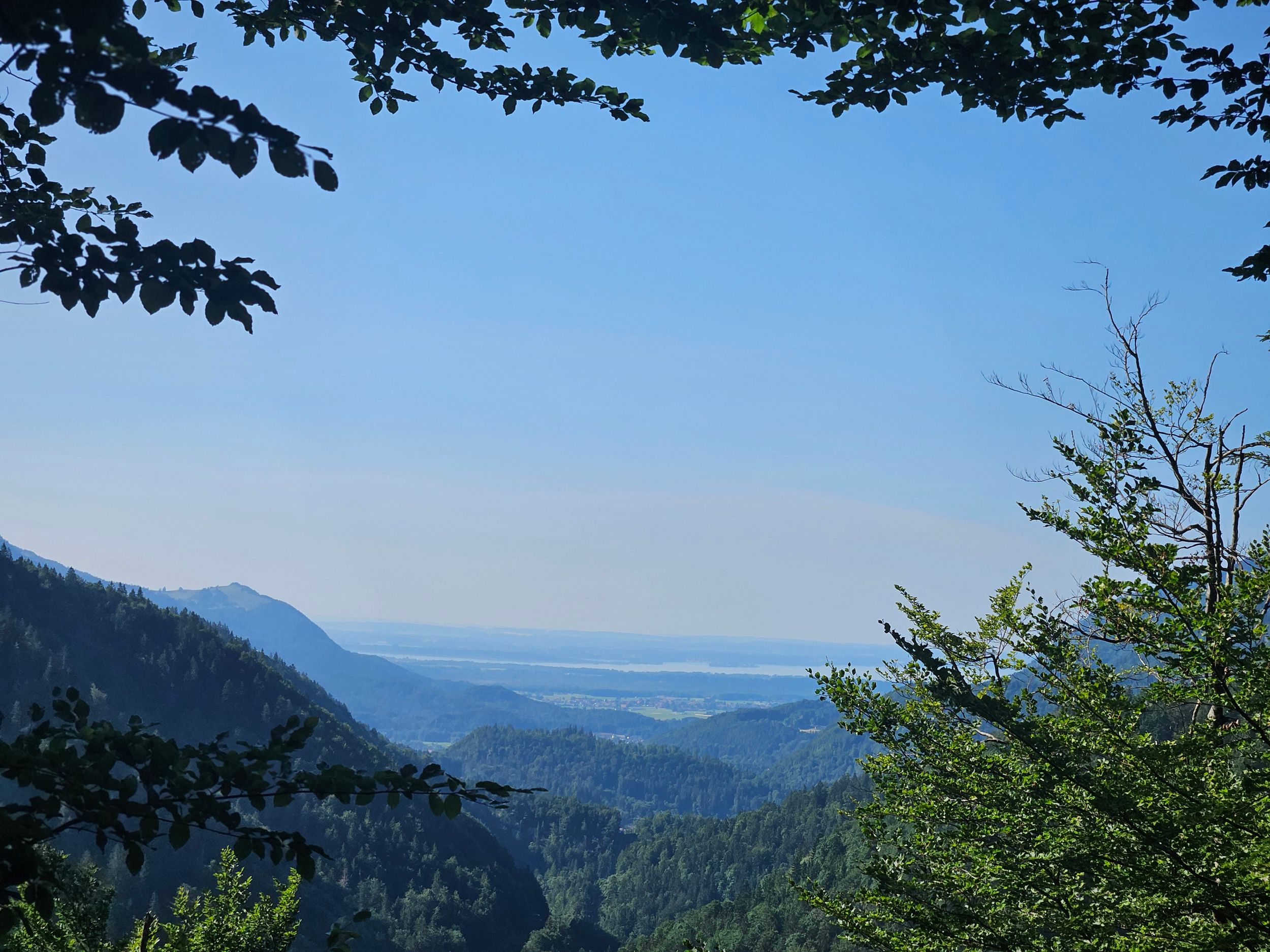 Kapellensteig Blick zum Chiemsee