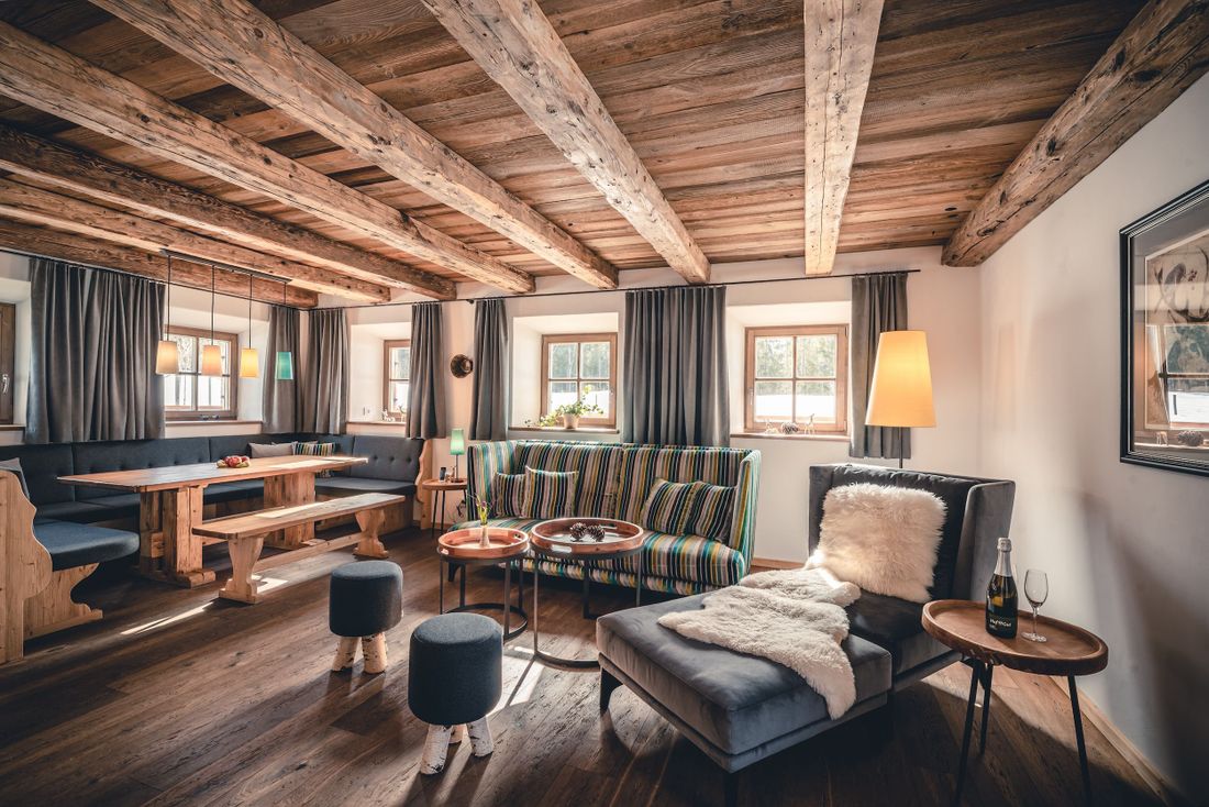 Wohnzimmer im Chalet