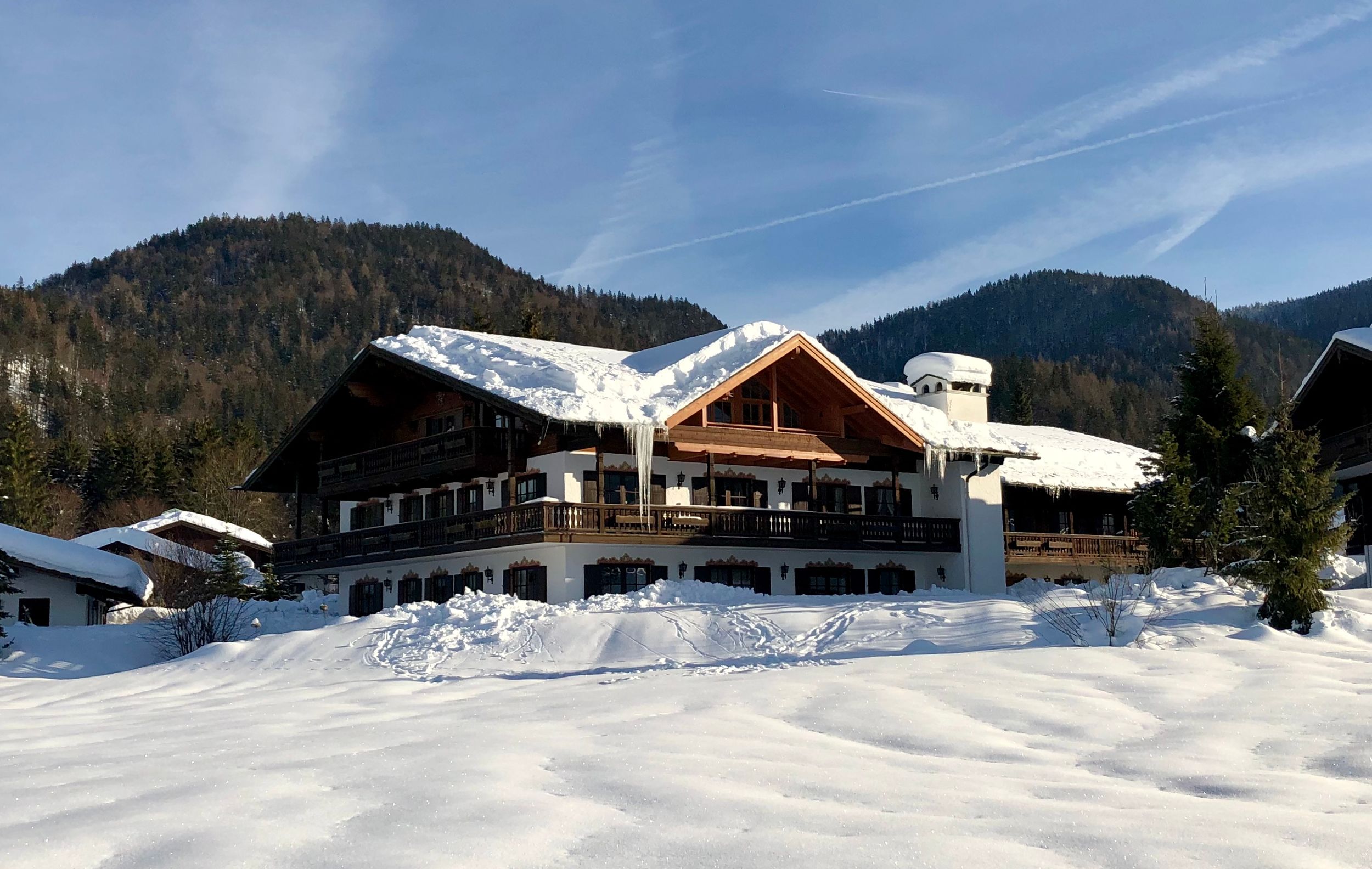 Haus im Winter