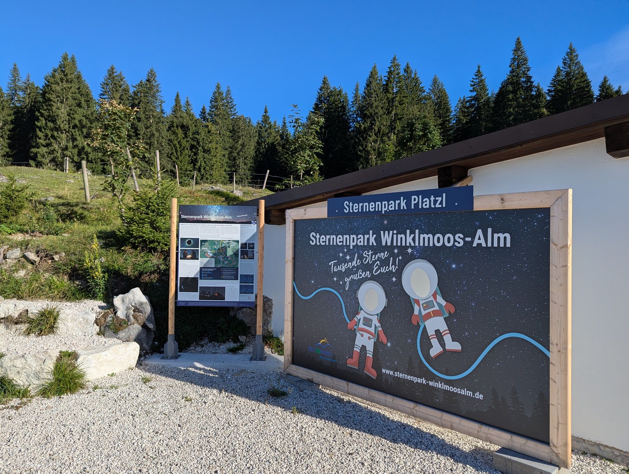 Sternenpark Platzl auf der Winklmoos-Alm