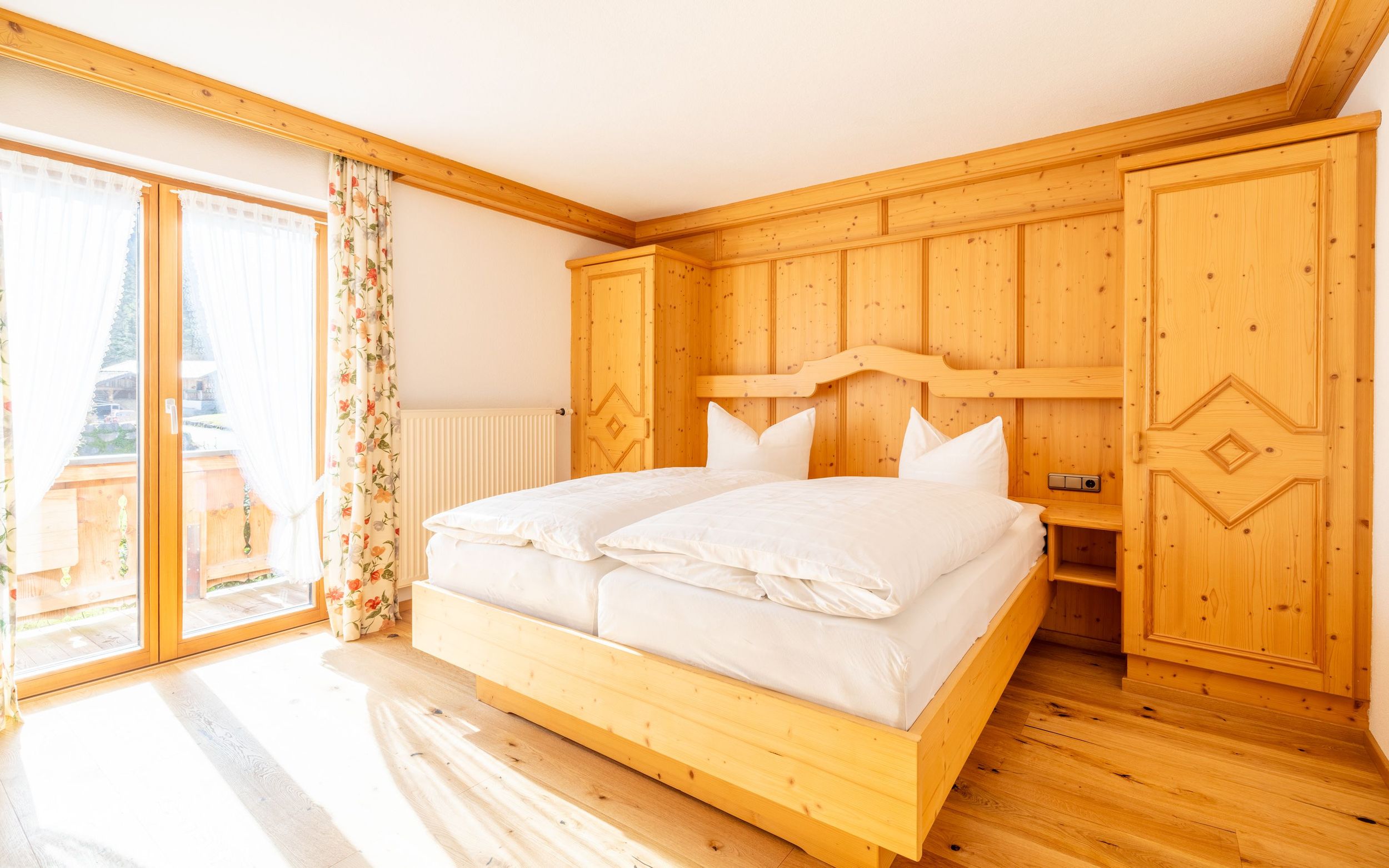 Schlafbereich der Wohnung Klausenberg