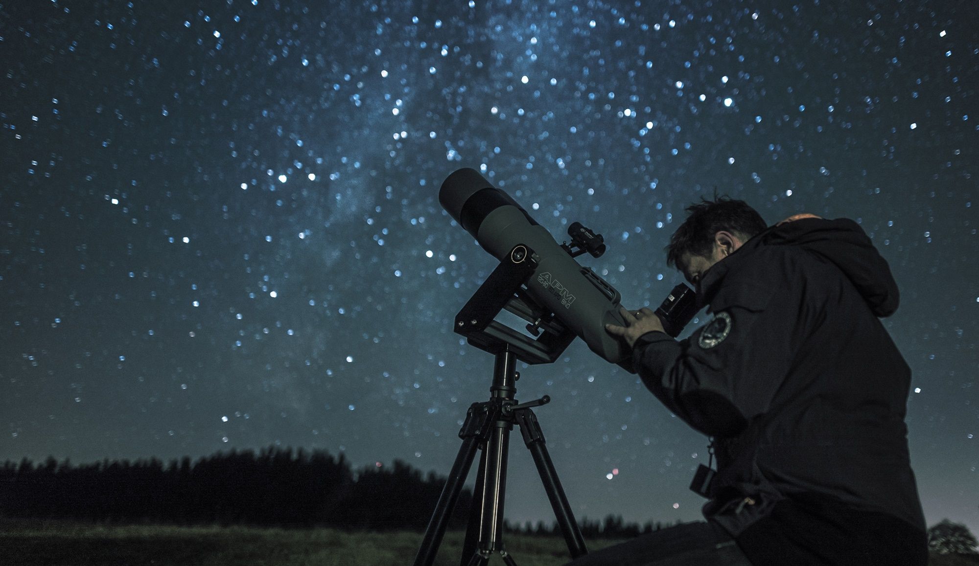 Manuel Philipp im Sternenpark Winklmoos-Alm