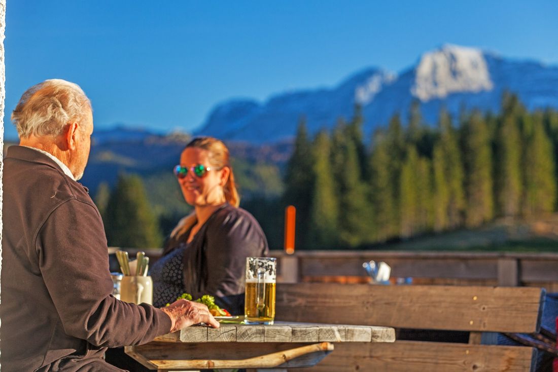 Almstüberl outdoor seating