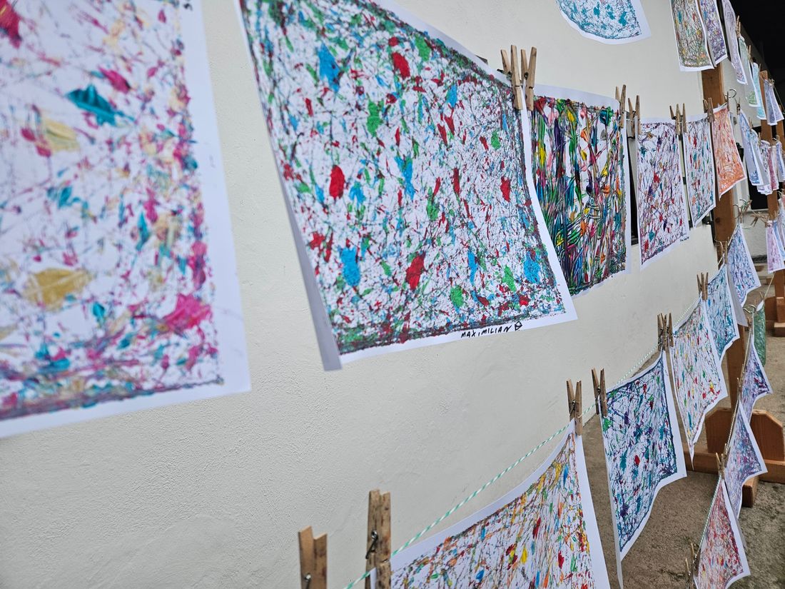 Straßenfest Malkugeln