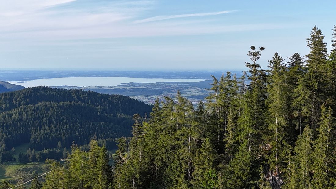 Blick zum Chiemsee