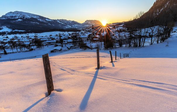 Reit im Winkl Abenddämmerung