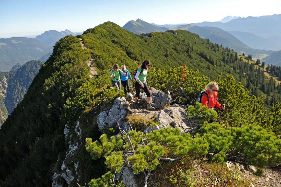 Besonderes Wandererlebnis bei der Gratwanderung Dürnbachhorn