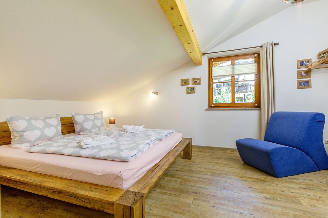 Zweites Schlafzimmer oben -  Insgesamt 3 Schlafzimmer