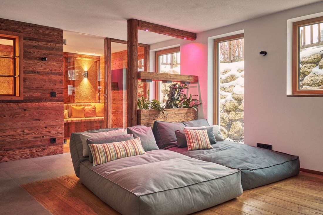 designchalets auf 685 alpspa Ruhebereiche