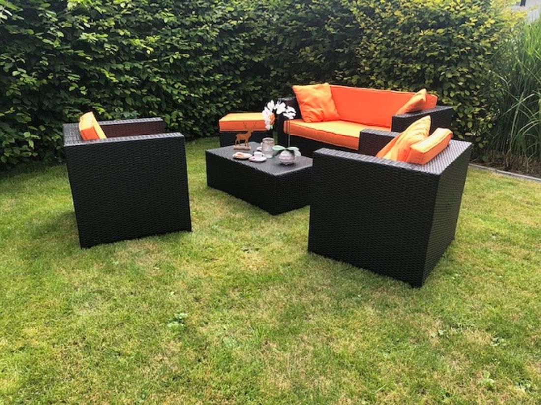 Eine eigene Gartenlounge nur für unsere Gäste