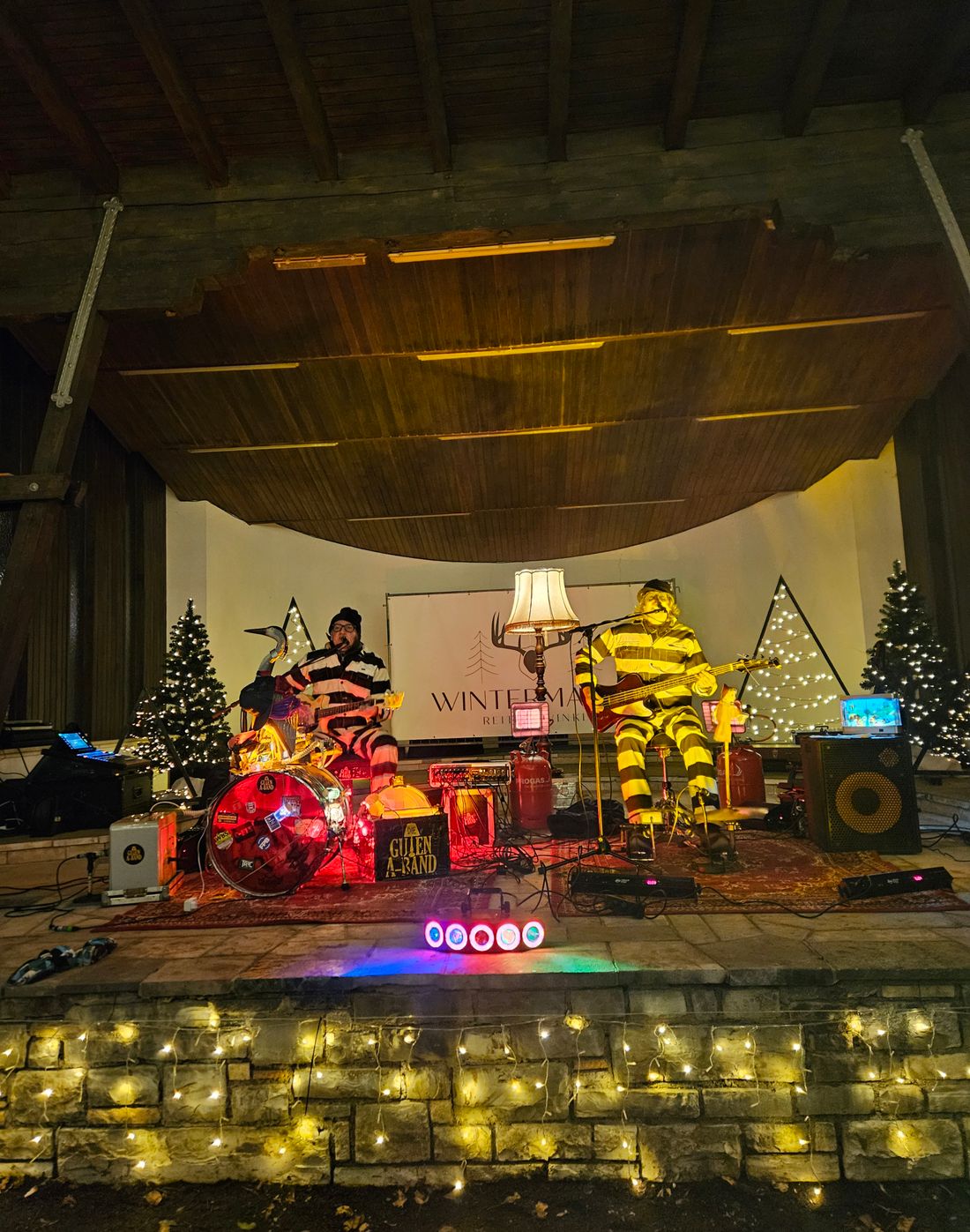 Guten A Band am Wintermarkt