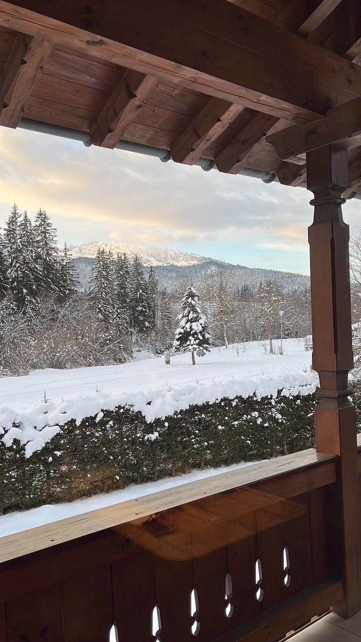 Blick vom Balkon